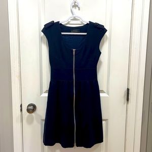 Size 2 Navy blue zip up dress from Club Monaco.